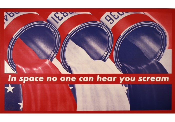 Barbara Kruger Untitled (In space no one can hear you scream)