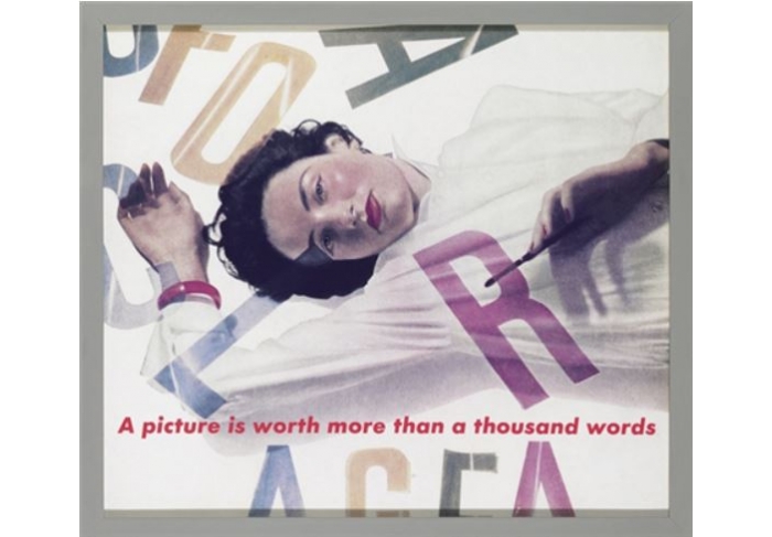 Barbara Kruger Untitled (A picture is worth more than a thousand words)