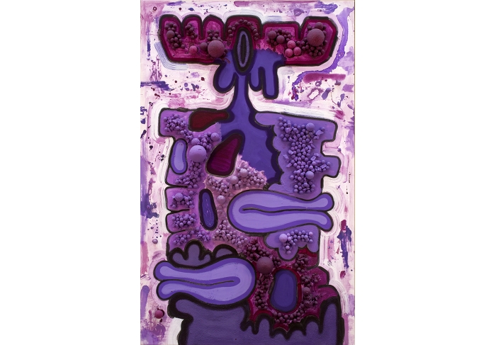 Peter Saul Untitled (Purple)