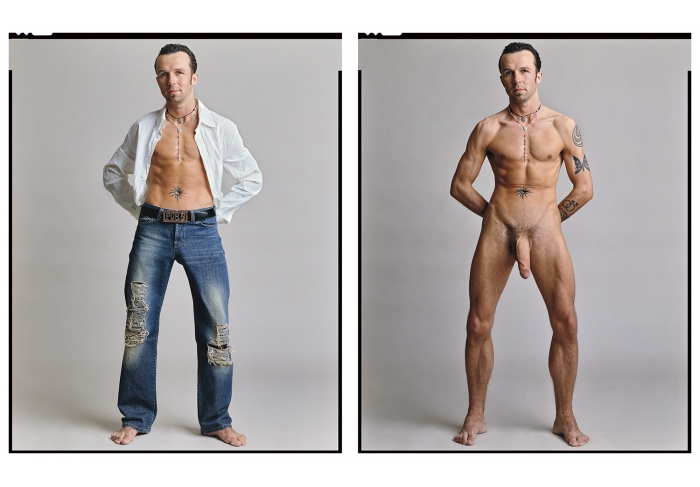 Timothy Greenfield-Sanders Chad Hunt (Clothed/Nude) (1/3)